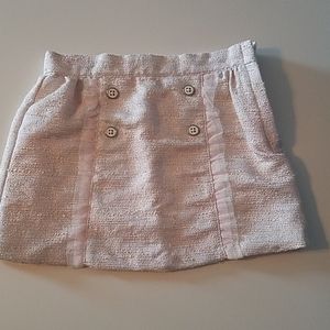 Janie & Jack little girls skirt size 3 pink tweed